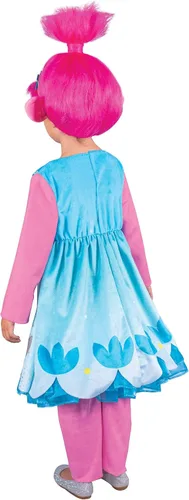 Vista 3 de Disguise Disfraz de amapola Trolls World Tour Deluxe con leggings