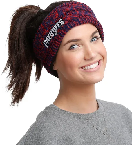 Vista 51 de FOCO Diadema de moda para mujer con logotipo de equipo de la NFL Gradiente impreso.