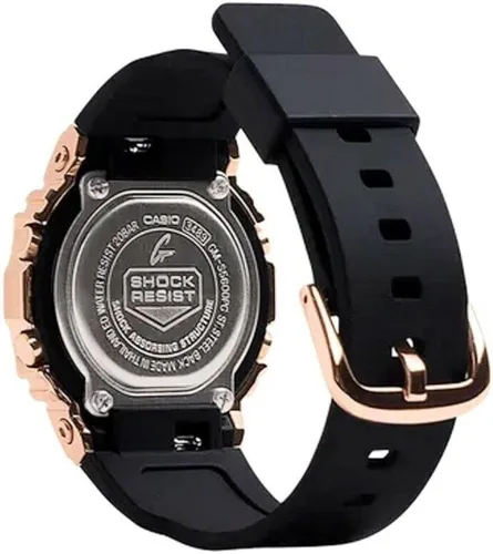 Vista 2 de G-Shock GM-S5600 Full Metal Oro Rosa Negro Oro Rosa Gms5600pg-1