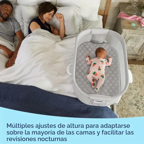 Vista 5 de Graco® Moisés DreamMore™ de cabecera Deluxe con movimiento relajante