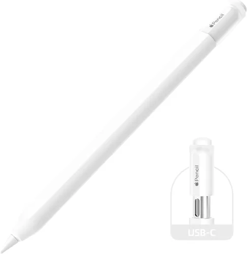Vista 7 de AZF Compatible con Apple Pencil USB C, funda protectora de silicona antideslizante para Apple Pencil (USB-C), soporte magnético (gris)