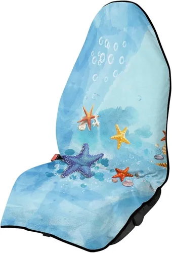 Vista 40 de Yewattles Turtle - Protector de toalla impermeable para asiento de automóvil, protector para después de correr, nadar, entrenamiento, Tortuga