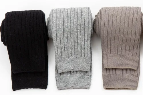 Vista 2 de Juebm 35Packs Baby Girl Tights Cable Knit Footless Leggings Stockings Solid Cotton Pantyhose for Infant Toddler 0-4T