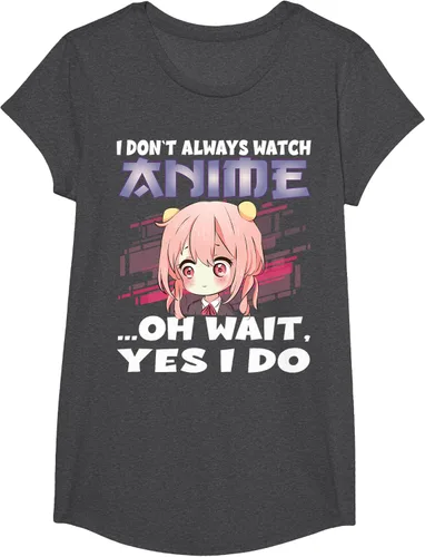 Vista 41 de Ver camiseta japonesa de anime con estampado de anime Girl, Negro, S
