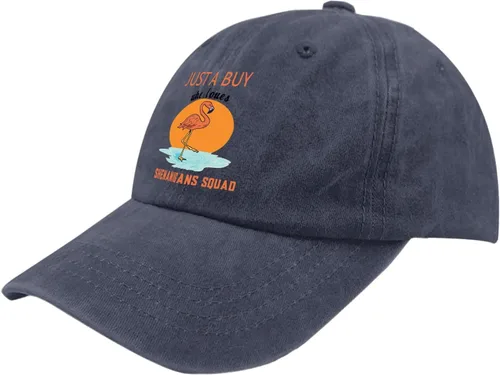 Vista 2 de Mens Ball Caps Flamingo Workout Hats for Mens Summer Caps Adjustable Shenaniganss Squad Sun Hat