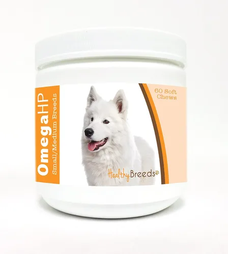 Vista 139 de Healthy Breeds Affenpinscher Omega HP - Masticables suaves para piel y pelaje, 60