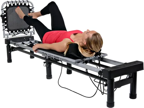 Vista 6 de Reformador AeroPilates - Máquina de entrenamiento de Pilates para gimnasio en casa - Reboteador de fitness cardiovascular - Capacidad