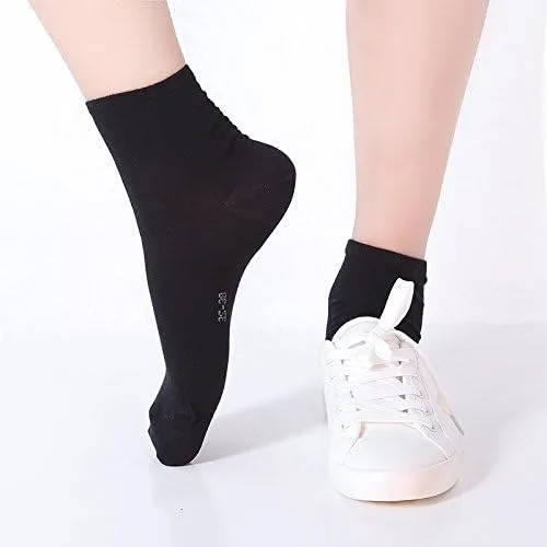 Vista 7 de EABERN 6 or 12 Pair Womens Ultra Thin Cotton Summer Ankle Crew Socks