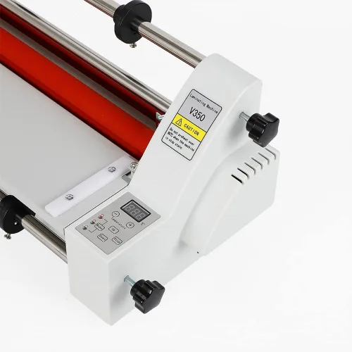 Vista 5 de Laminador de laminado en frío caliente Máquina laminadora térmica comercial Máquina laminadora térmica de un solo lado Máquina laminadora térmica