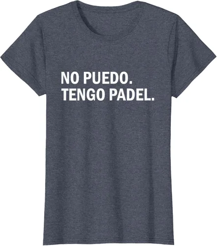 Vista 68 de Camiseta de jugador divertido No Puedo Tengo Padel Hobby