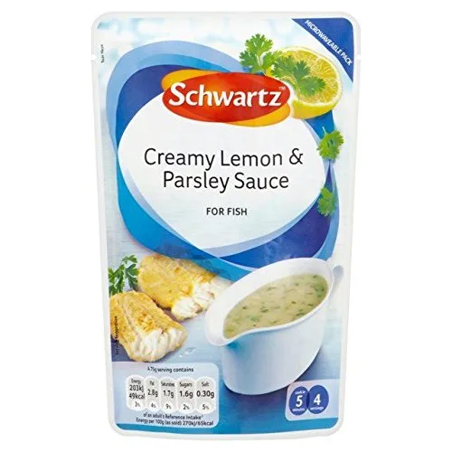 Vista 2 de Schwartz - Salsa cremosa de limón y cebada para peces (10.58 oz)
