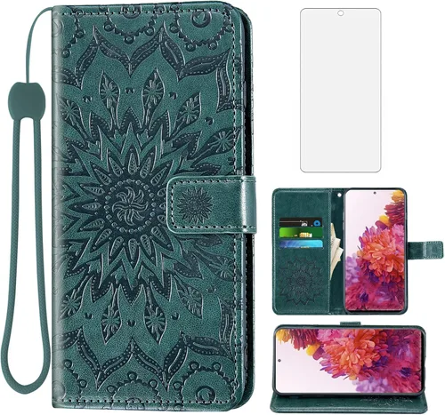 Vista 12 de Funda de teléfono para Samsung Galaxy S20 FE Gaxaly S 20 FE 5G UW 6.5 pulgadas con protector de pantalla de vidrio templado, cubierta delgada
