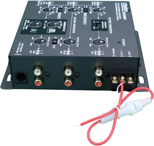 Vista 5 de Clarion MCD360V Entradas RCA de 3 vías y 6 canales Crossover electrónico con control remoto de nivel de subwoofer Salida de nivel ajustable