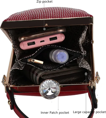 Vista 5 de MKF Collection Cartera de mano para mujer, bolso pequeño
