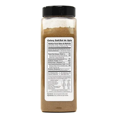 Vista 2 de Badia Sal de apio, 2 lb - Mezcla sabrosa de semillas de apio molido y sal