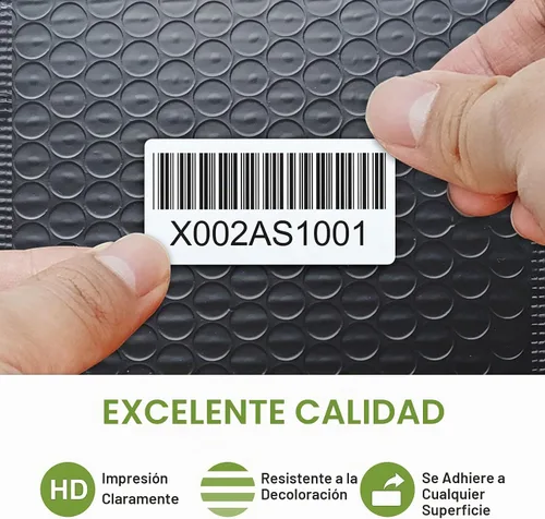 Vista 8 de Etiqueta térmica directa de 2 x 1 pulgadas, papel para códigos de barras, franqueo, dirección, perforada y compatible con impresoras Rollo, Zebra