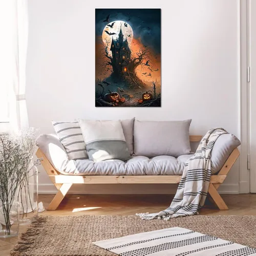 Vista 4 de Lienzo decorativo para pared, diseño de flores y colibríes, póster fino, pintura moderna estética, imagen de dormitorio, arte decorativo, lienzo