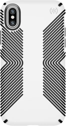 Vista 4 de Speck Productos Funda Presidio V-Grip para iPhone Xs/iPhone X, transparente/negro