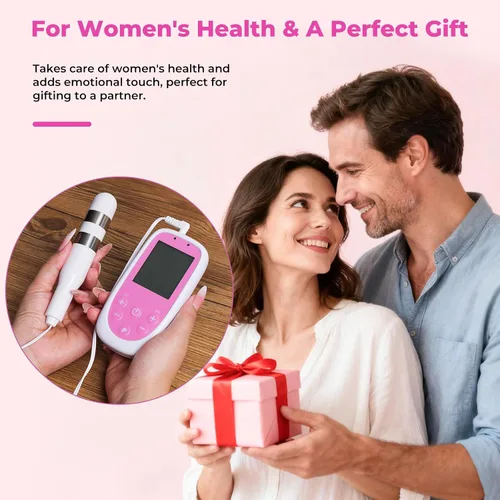 Vista 5 de Kegel Trainer - Estimulador de incontinencia con sonda para control de vejiga y ejercicio de suelo pélvico para mujeres, estimulador muscular