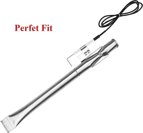 Vista 7 de Kit de reparación de parrilla para Nexgrill 720-0830H, 720-0783E, Kenmore 720-0830A, 122.33492410 piezas de repuesto, tubos de quemador de acero