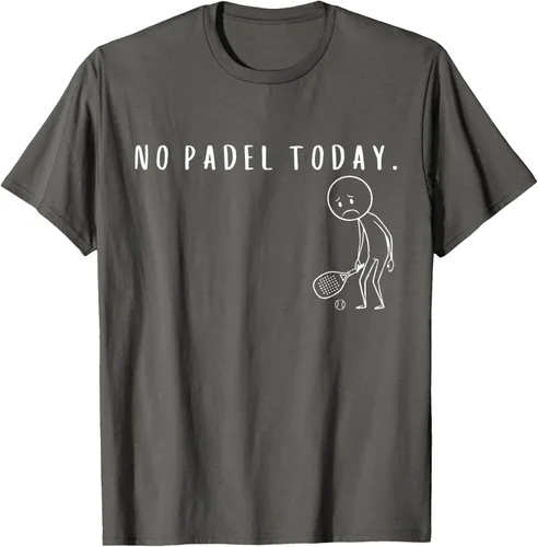 Vista 80 de No Padel Today Funny Padel Stickman Padel Playera Jugador de Tenis