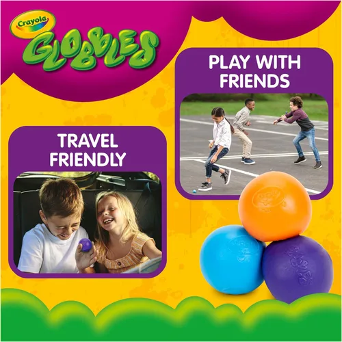 Vista 6 de Crayola Globbles - Juguetes esponjosos (16 unidades), juguete de huevo de Pascua y rellenos esenciales para cestas de Pascua, bola antiestrés
