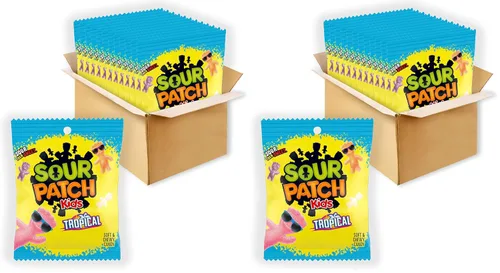 Vista 21 de SOUR PATCH KIDS Apple Harvest - Caramelos suaves y masticables de Halloween, 6 bolsas de 10 onzas
