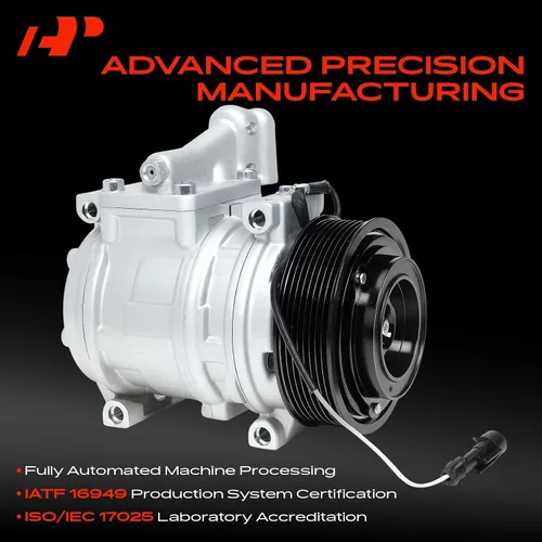Vista 3 de A-Premium Compresor de A/C con embrague compatible con John Deere 3200 3215 3220 3400 3415 3420 3800, tipo 10PA15C