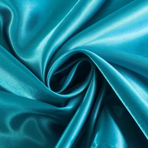 Vista 22 de Sábana bajera ajustable tamaño individual color azul aguamarina, sábana de satén suave y sedosa, sin arrugas, bolsillo profundo de 21 pulgadas, solo