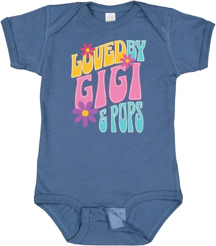 Vista 4 de inktastic Gigi and Pops Love Me - Body de bebé para nieta