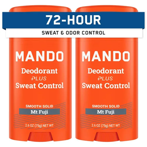 Vista 11 de Mando Desodorante antitranspirante para hombres - Barra de 2.6 oz - Bourbon, paquete de 2