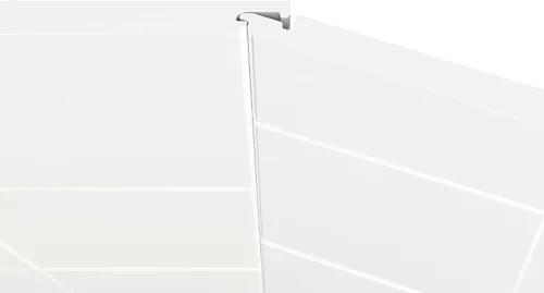 Vista 2 de Miseno MSW786032 ReadySet 60" X 32" X 78" Kit de Pared para Ducha de Cinco Paneles en Alcove - Blanco Carrara