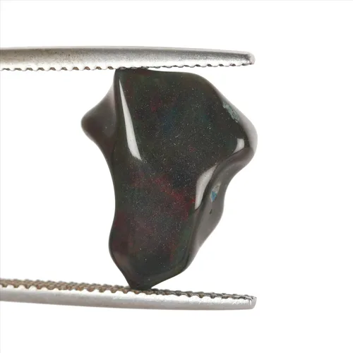 Vista 4 de GEMHUB Piedra preciosa natural de ópalo de fuego de 4.85 quilates, piedra preciosa áspera de ópalo de fuego etíope certificada por EGL