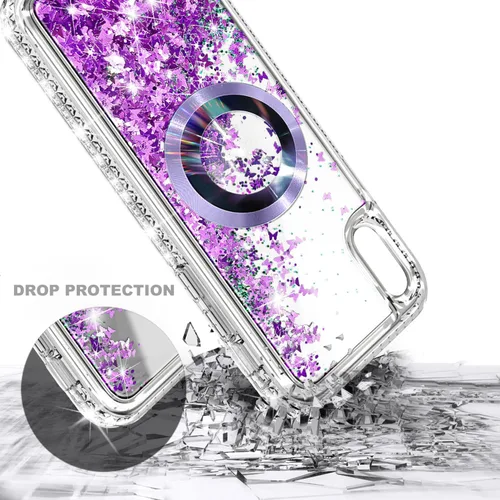 Vista 5 de NGB Supremacy Funda magnética para iPhone XR [compatible con Magsafe] con [protector de pantalla de vidrio templado/cordón para la muñeca], bonita