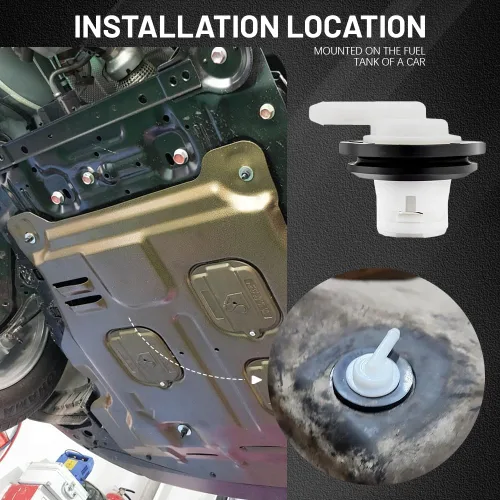 Vista 7 de 2 piezas Válvula de ventilación del tanque de combustible, Válvula de ventilación del tanque de combustible con kit de sello de ojal, 5360058