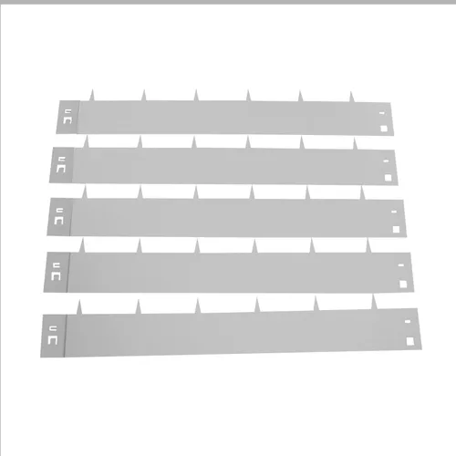 Vista 9 de Borde de acero flexible para césped: 5 piezas de 3 x 39 pulgadas de borde metálico para jardín y patio de jardín, 16.25 pies de longitud de bordes