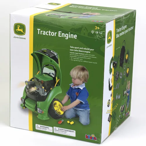 Vista 9 de Klein Theo John Deere Engine - Juguetes prémium para niños a partir de 3 años