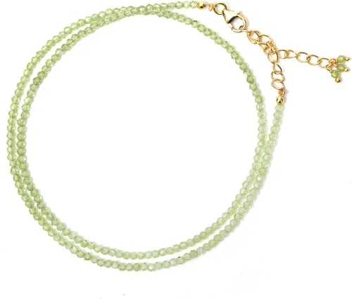 Vista 9 de Gargantilla con cuentas naturales, cuentas facetadas, collar de piedra natal, cristal curativo de energía, regalo para ella, joyería de plata de ley