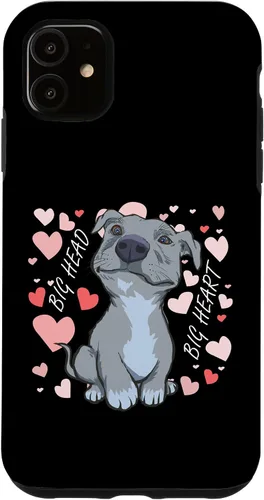 Vista 8 de iPhone 11 Pro Max Big Heart Pitbull Pibble Mom - Estuche de regalo