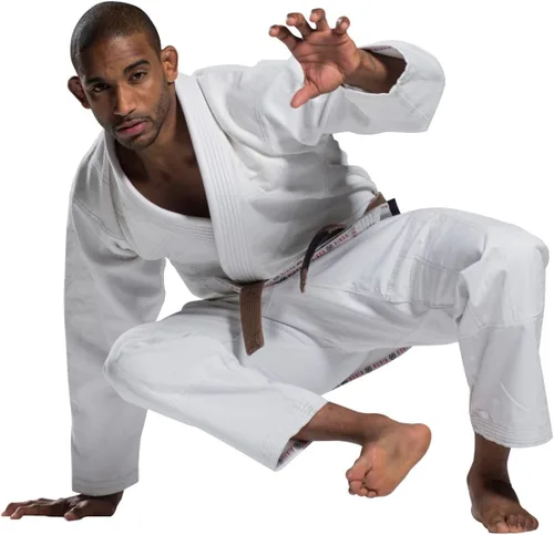 Vista 5 de Ronin Plain BJJ Gi - Uniforme profesional brasileño de Jiu Jitsu - 100% algodón preencogido más fino de 14.82 ozm
