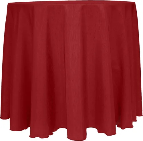 Vista 53 de Mantel reversible de satén Shantung de Ultimate Textile Majestic 96" redondo, Satin, Paquete de 2