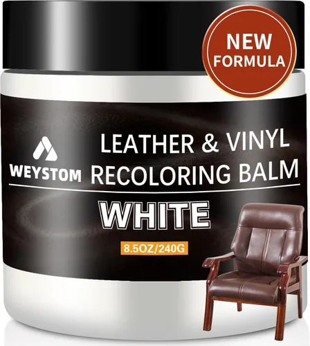 Vista 18 de Bálsamo de recoloración de cuero, kit de reparación de cuero beige para muebles, tinte de cuero y pintura para recolorear, restaurar y reparar cuero