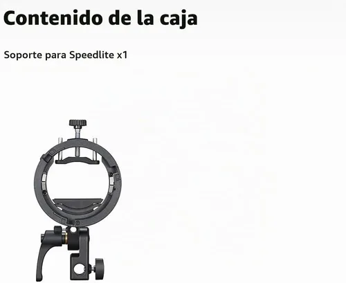 Vista 9 de Godox S3 Speedlite Soporte Bowens Mount Flash Holder