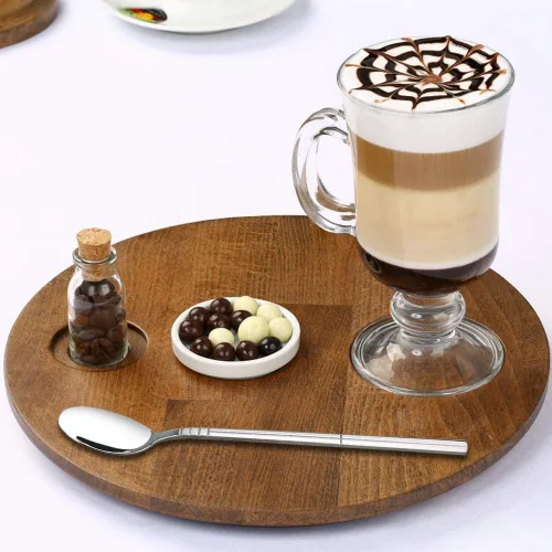 Vista 3 de Saedy 12 cucharas de té de mango largo, cuchara mezcladora de acero inoxidable Para el té helado de batido