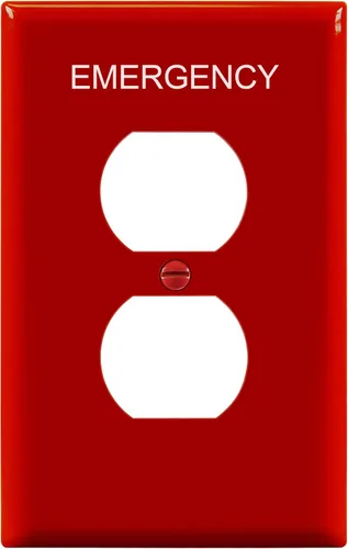Vista 19 de ENERLITES Placa de pared dúplex para tomacorriente para receptáculos, cubierta de toma de corriente eléctrica jumbo, acabado brillante, de gran Negro