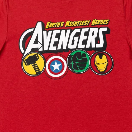Vista 8 de Marvel Paquete de 3 camisetas gráficas de Avengers Captain America Spider-Man, Negro