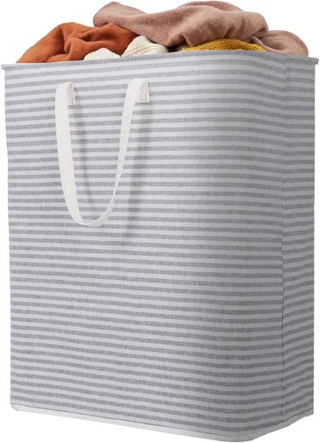 Vista 40 de Lifewit 75L x 2 Pack Collapsible Laundry Hamper Large,Tall Foldable Dirty Clothes Baskets Waterproof, Freestanding Double Bags with Easy Carry