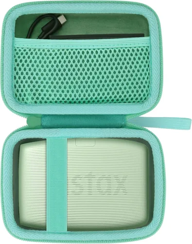 Vista 11 de co2CREA Estuche rígido de repuesto para impresora Fujifilm Instax Mini Link 3 2 1 (funda blanca ceniza + interior blanco)