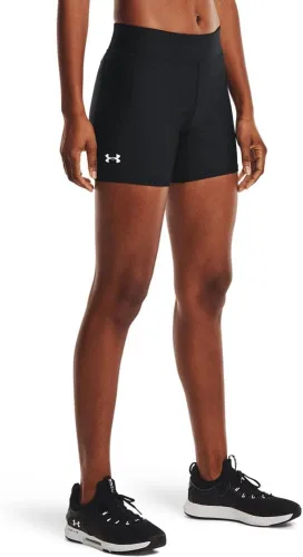 Vista 4 de Under Armour - Pantalones cortos HeatGear, tiro medio, para mujer