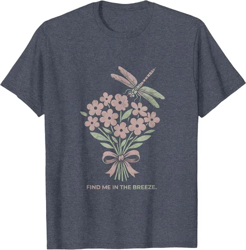 Vista 3 de Find Me In The Breeze Nature Inspired Design T-Shirt